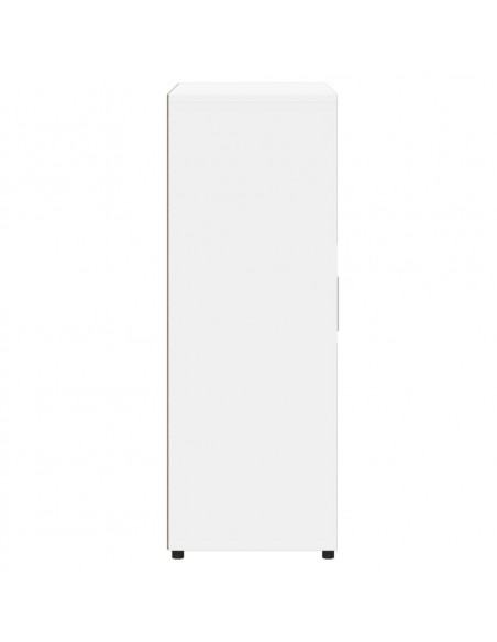 Credenze 2 pz Bianche 60x31x84 cm in Legno Multistrato