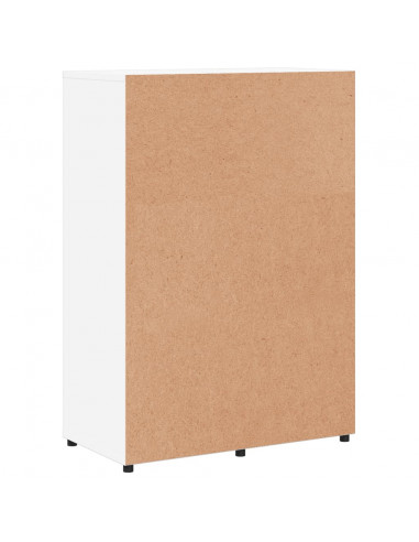 Credenze 2 pz Bianche 60x31x84 cm in Legno Multistrato