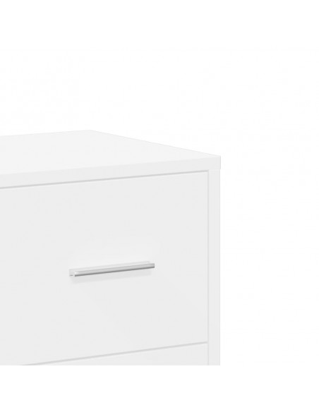 Credenze 2 pz Bianche 60x31x84 cm in Legno Multistrato
