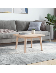 Piano Tavolo 60x60x2,5 cm in Legno Massello di Pino Quadrato 2