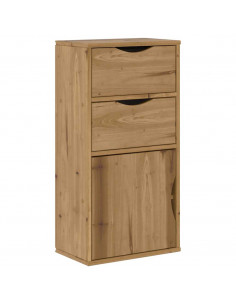 Armadietto Laterale con Cassetti ODDA 40x24x79 cm Legno di Pino