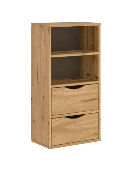 Armadietto Laterale con Cassetti ODDA 40x24x79 cm Legno di Pino