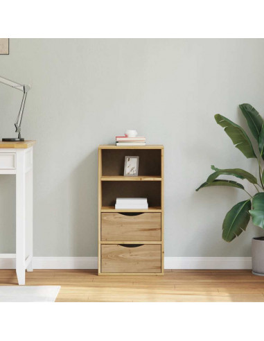 Armadietto Laterale con Cassetti ODDA 40x24x79 cm Legno di Pino