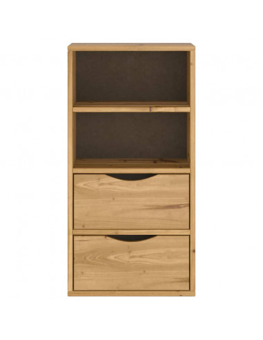 Armadietto Laterale con Cassetti ODDA 40x24x79 cm Legno di Pino