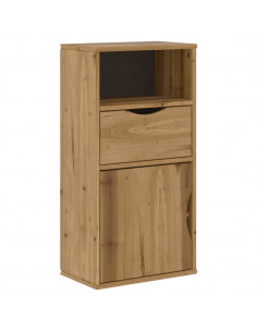 Armadietto Laterale con Cassetto ODDA 40x24x79 cm Legno di Pino