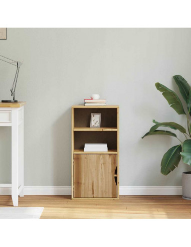 Armadietto Laterale ODDA 40x24x79 cm in Legno Massello di Pino
