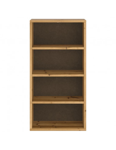 Armadietto Laterale ODDA 40x24x79 cm in Legno Massello di Pino