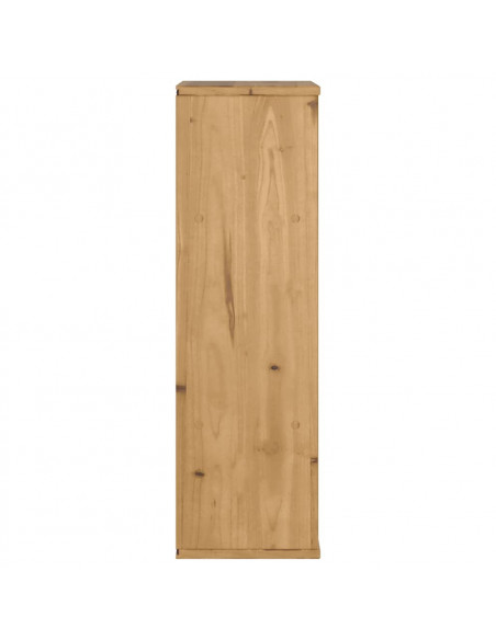 Armadietto Laterale ODDA 40x24x79 cm in Legno Massello di Pino