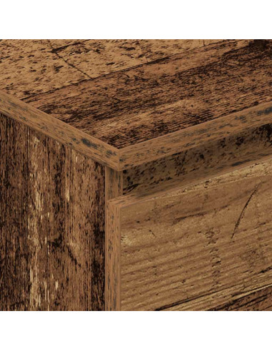 Credenza Legno Antico 60x35x98,5 cm in Legno Multistrato