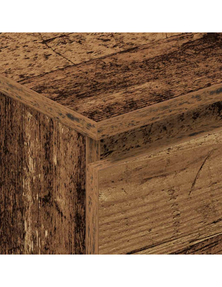 Credenza Legno Antico 60x35x98,5 cm in Legno Multistrato