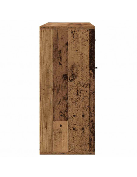 Credenza Legno Antico 88x30x70 cm in Legno Multistrato