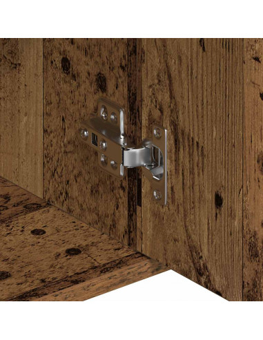 Credenza Legno Antico 88x30x70 cm in Legno Multistrato