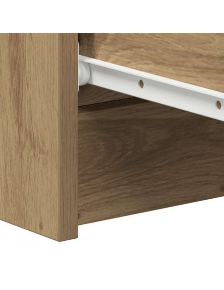 Credenza Rovere Artigianale 60x35x98,5 cm in Legno Multistrato