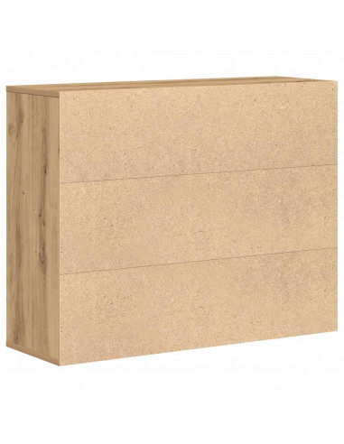 Credenza Rovere Artigianale 88x30x70 cm in Legno Multistrato