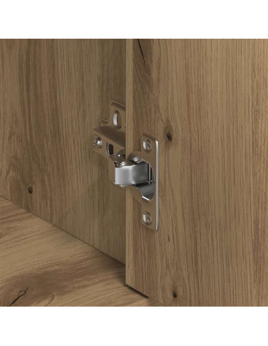 Credenza Rovere Artigianale 88x30x70 cm in Legno Multistrato