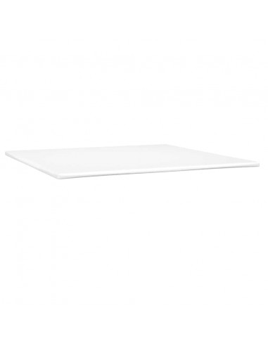 Letto a Molle con Materasso e LED Rosa 180x210 cm in Velluto