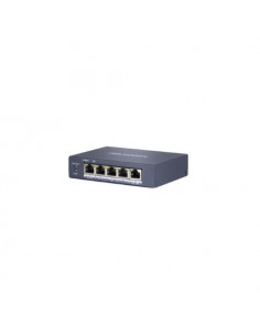 Hikvision DS-3E0505HP-E Switch Unmanaged Gigabit 4 porte