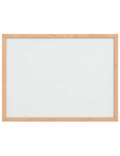 Lavagna Bianca Magnetica con Cornice in Legno di Pino 40x30 cm 2