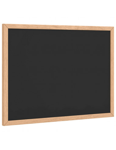 Lavagna con Cornice in Legno Massello di Pino Nero 40x30 cm