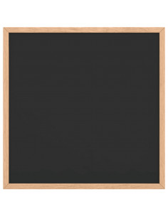Lavagna con Cornice in Legno Massello di Pino Nero 40x40 cm 2
