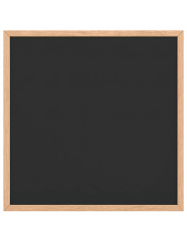 Lavagna con Cornice in Legno Massello di Pino Nero 40x40 cm