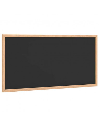 Lavagna con Cornice in Legno Massello di Pino Nero 60x30 cm