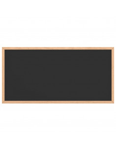 Lavagna con Cornice in Legno Massello di Pino Nero 60x30 cm 2