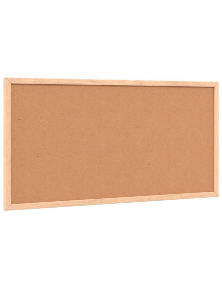 Lavagna con Cornice in Legno Massello di Pino Nero 60x30 cm