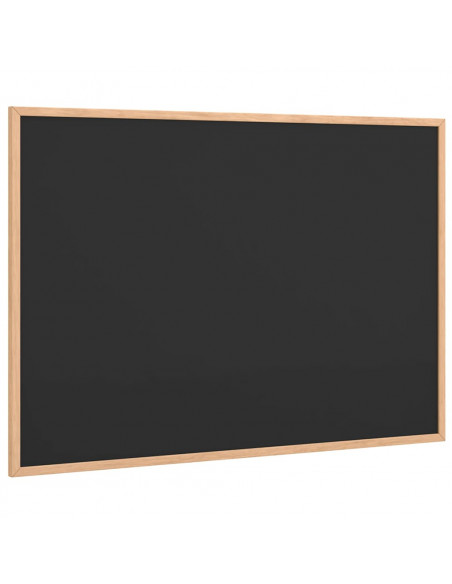 Lavagna con Cornice in Legno Massello di Pino Nero 80x55 cm