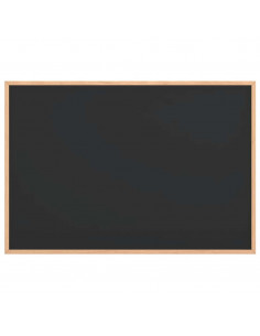 Lavagna con Cornice in Legno Massello di Pino Nero 80x55 cm 2