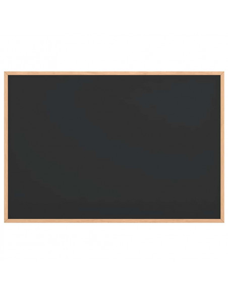 Lavagna con Cornice in Legno Massello di Pino Nero 80x55 cm