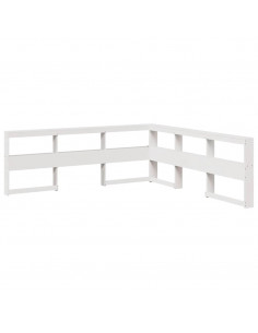 Letto con Libreria senza Materasso 75x190 cm in Legno Pino 2