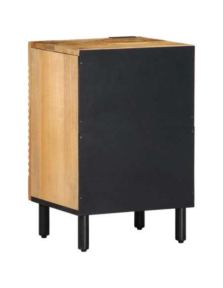 Mobiletto da Bagno Marrone 38x33,5x58 cm Legno di Mango