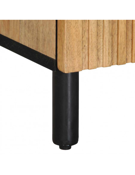 Mobiletto da Bagno Marrone 38x33,5x58 cm Legno di Mango