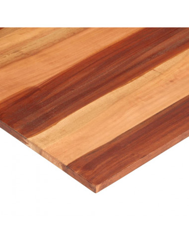 Piano Tavolo in Legno Massello di Acacia 15-16 mm 60x140 cm