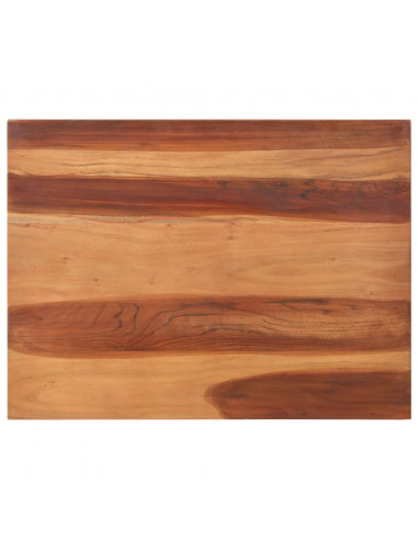 Piano Tavolo in Legno Massello di Acacia 15-16 mm 60x80 cm