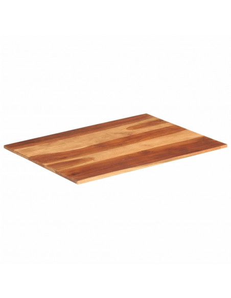 Piano Tavolo in Legno Massello di Acacia 15-16 mm 60x80 cm