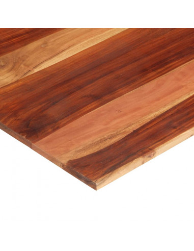 Piano Tavolo in Legno Massello di Acacia 15-16 mm 70x70 cm