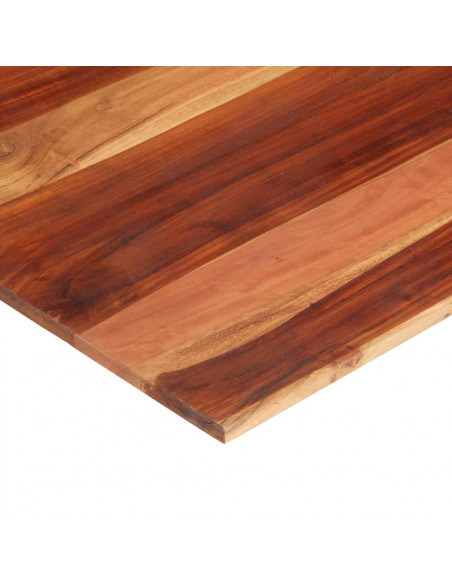 Piano Tavolo in Legno Massello di Acacia 15-16 mm 70x70 cm