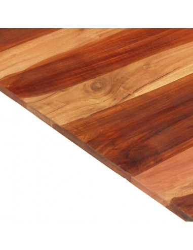 Piano Tavolo in Legno Massello di Acacia 15-16 mm 70x70 cm