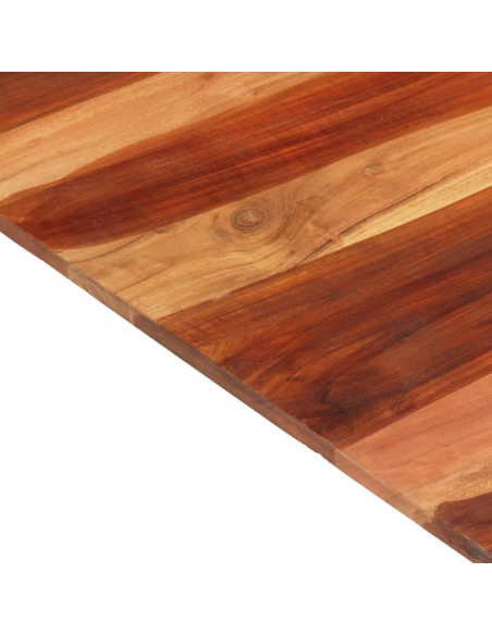 Piano Tavolo in Legno Massello di Acacia 15-16 mm 70x70 cm