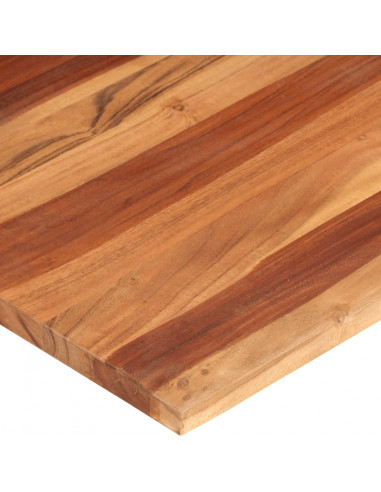 Piano Tavolo in Legno Massello di Acacia 25-27 mm 60x70 cm