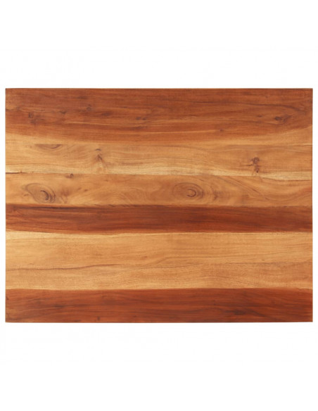 Piano Tavolo in Legno Massello di Acacia 25-27 mm 70x90 cm