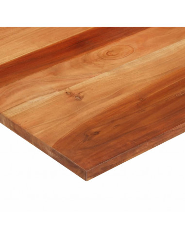 Piano Tavolo in Legno Massello di Acacia 25-27 mm 70x90 cm