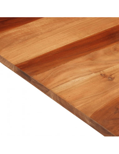 Piano Tavolo in Legno Massello di Acacia 25-27 mm 70x90 cm