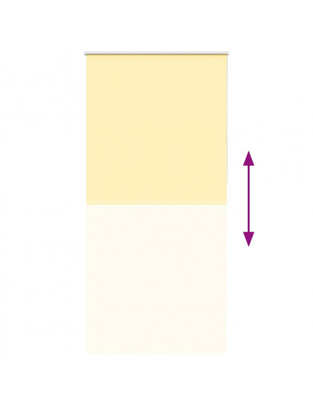 Tenda a Rullo Oscurante 100x210 cm Larghezza Tessuto 95,7 cm