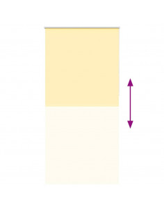 Tenda a Rullo Oscurante 115x210 cm Larghezza Tessuto 110,7 cm