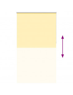 Tenda a Rullo Oscurante 125x210 cm Larghezza Tessuto 121,6 cm