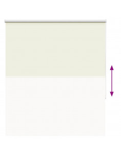 Tenda a Rullo Oscurante 130x150 cm Larghezza Tessuto 126,6 cm