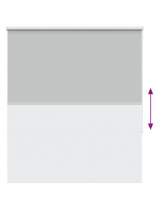 Tenda a Rullo Oscurante 130x175 cm Larghezza Tessuto 126,6 cm